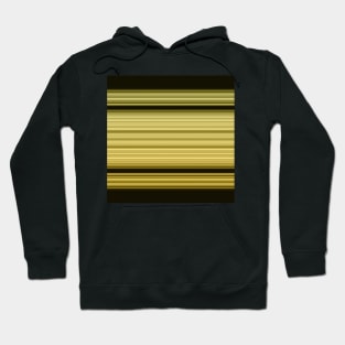 Abstract gold stripes on black Hoodie